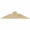 Ekena Millwork Portland Rough Sawn Timber Gable Bracket, Douglas Fir, 36"W x 9"H x 4"D x 6"F, 6/12 Pitch GBW036X09X0406POR00RDF - alternate 1